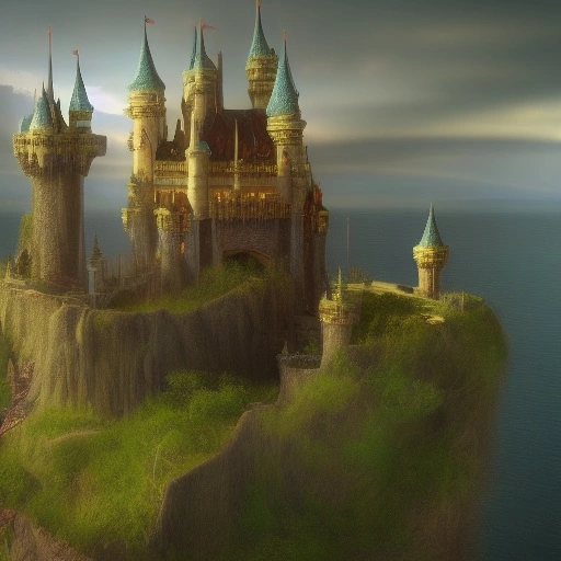89555-3252669332-sprawling fantasy castle on an island cliff, photorealistic, 8k.webp